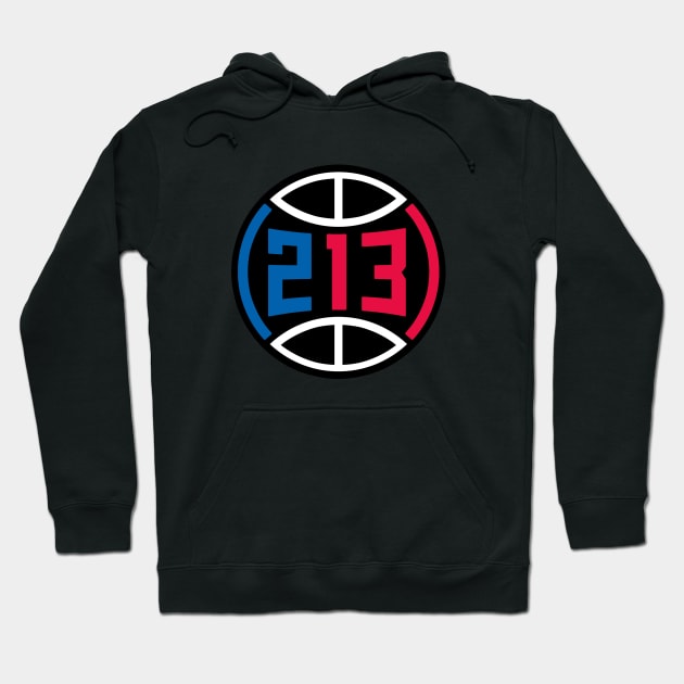 (213) LA BALL - Black Hoodie by KFig21